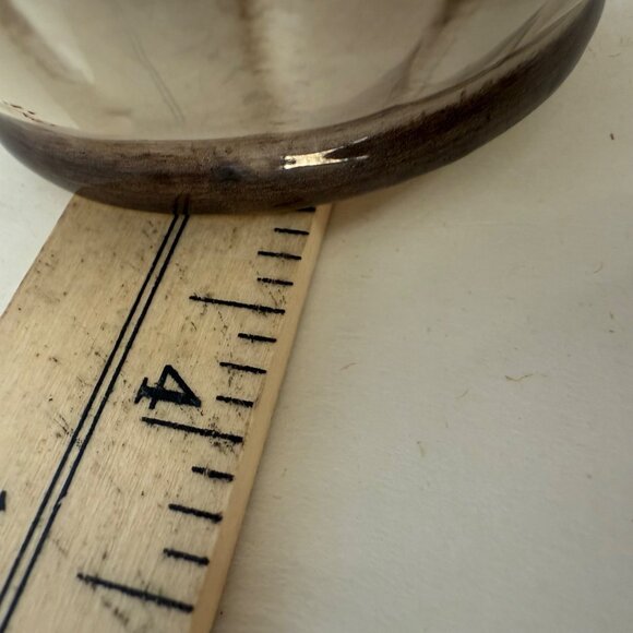 Capodimonte Bud Vase VTG Italian Dual Handles Flared Rim Applied Roses Floral - Picture 9 of 16